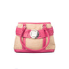 Small Burlap Handbag - Pink
