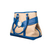 Large Burlap Handbag - Royal Blue